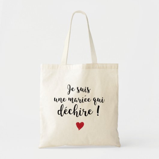 Tote Bag - Mariée qui déchire トートバッグ (正面)