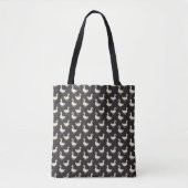 Tote Bag (Medium) - Farmhouse Style Ducks Pattern トートバッグ (正面)