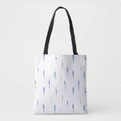 Tote Bag (Medium) - Lavender Pattern トートバッグ (正面)