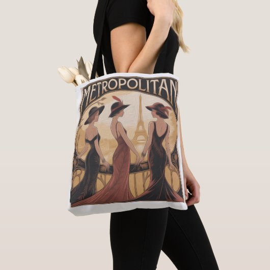 Tote bag  Metropolitan Art Nouveau トートバッグ (クローズアップ)