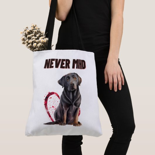 Tote Bag Never mind トートバッグ (クローズアップ)