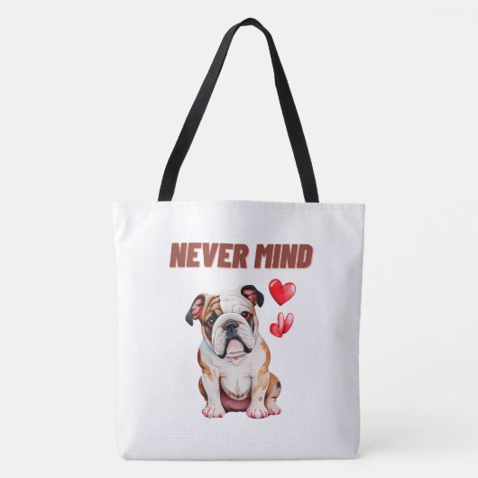 Tote Bag Never mind トートバッグ (正面)