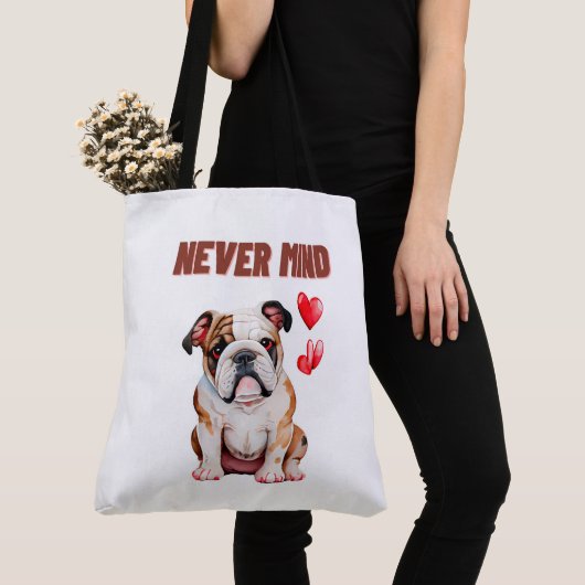 Tote Bag Never mind トートバッグ (クローズアップ)