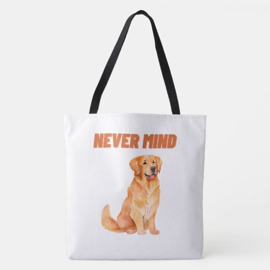 Tote Bag Never mind トートバッグ (正面)