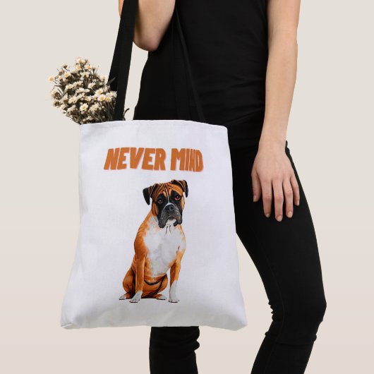 Tote Bag Never mind トートバッグ (クローズアップ)