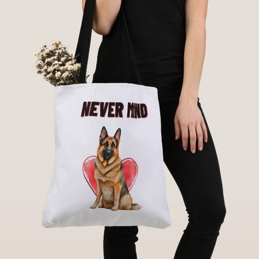 Tote Bag Never mind トートバッグ (クローズアップ)