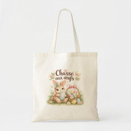 Tote Bag Pâques "Chasse aux œufs" トートバッグ