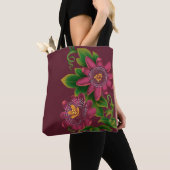 Tote Bag Passion Fruit Illustration トートバッグ (クローズアップ)