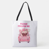 Tote Bag Please follow me  トートバッグ (正面)