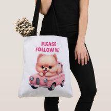 Tote Bag Please follow me 