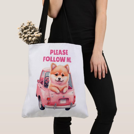Tote Bag Please follow me  トートバッグ (クローズアップ)
