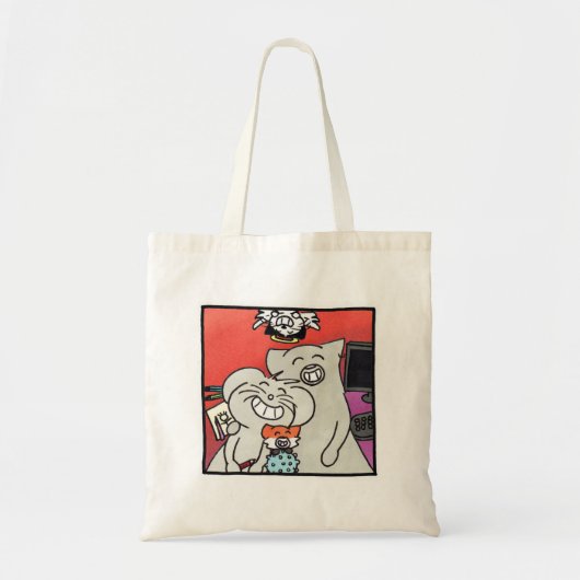 Tote Bag "Portrait de famille Ragnagna" トートバッグ (正面)
