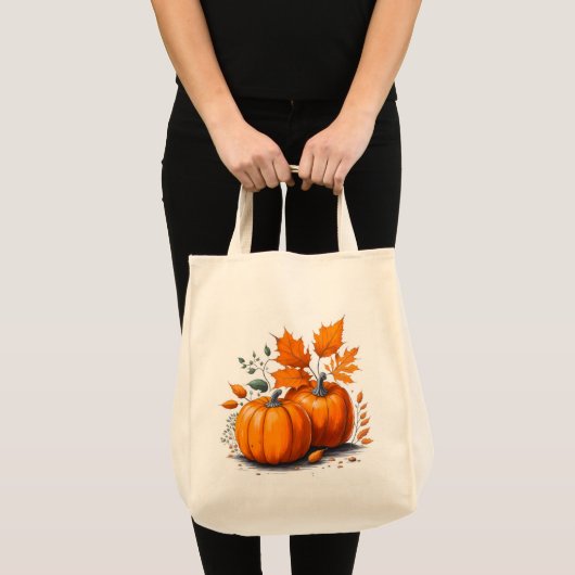 Tote Bag Pumpkin トートバッグ (正面(商品))