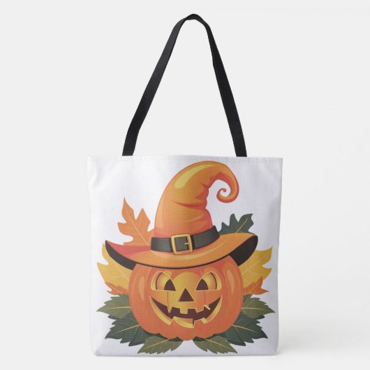 Tote Bag Pumpkin Halloween Séris 7 02 トートバッグ (正面)