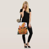 Tote Bag Pumpkin Halloween Séris 7 02 トートバッグ (モデル)