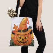 Tote Bag Pumpkin Halloween Séris 7 02 トートバッグ (クローズアップ)