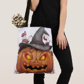 Tote Bag Pumpkin Halloween Séris 7 03 トートバッグ (クローズアップ)