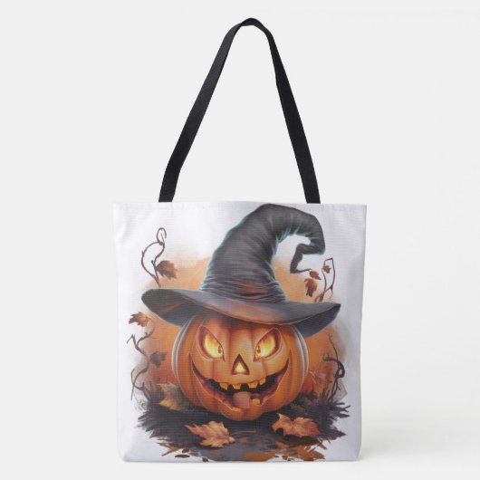Tote Bag Pumpkin Halloween Séris 7 04 トートバッグ (正面)