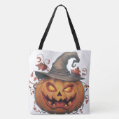 Tote Bag Pumpkin Halloween Séris 7 04 トートバッグ (裏面)