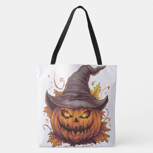 Tote Bag Pumpkin Halloween Séris 7 05 トートバッグ (正面)