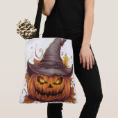Tote Bag Pumpkin Halloween Séris 7 05 トートバッグ (クローズアップ)