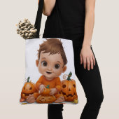 Tote Bag Pumpkin Halloween Séris 7 09 トートバッグ (クローズアップ)