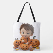 Tote Bag Pumpkin Halloween Séris 7 10 トートバッグ (裏面)
