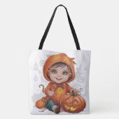 Tote Bag Pumpkin Halloween Séris 7 12 トートバッグ (裏面)