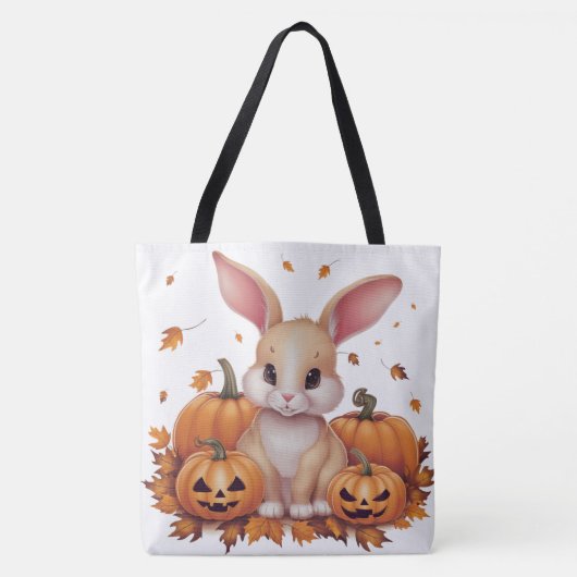 Tote Bag Pumpkin Halloween Séris 7 14 トートバッグ (正面)