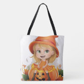 Tote Bag Pumpkin Halloween Séris 7 16 トートバッグ (裏面)