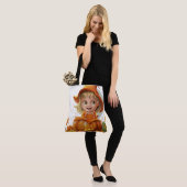 Tote Bag Pumpkin Halloween Séris 7 16 トートバッグ (モデル)