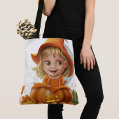 Tote Bag Pumpkin Halloween Séris 7 16 トートバッグ (クローズアップ)