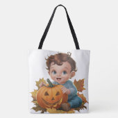 Tote Bag Pumpkin Halloween Séris 7 17 トートバッグ (裏面)