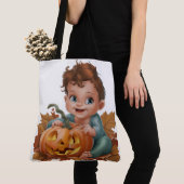 Tote Bag Pumpkin Halloween Séris 7 17 トートバッグ (クローズアップ)