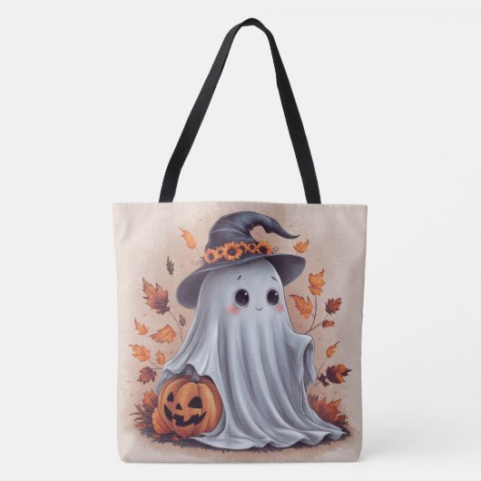Tote Bag Pumpkin Halloween Séris 7 19 トートバッグ (正面)