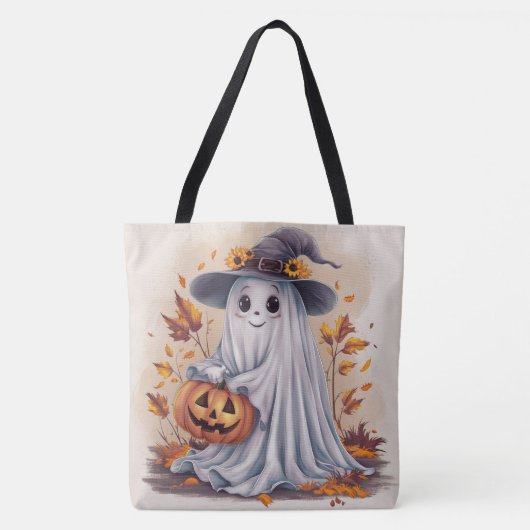 Tote Bag Pumpkin Halloween Séris 7 20 トートバッグ (正面)