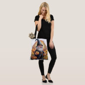 Tote Bag Pumpkin Halloween Séris 7 21 トートバッグ (モデル)