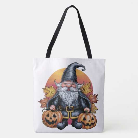 Tote Bag Pumpkin Halloween Séris 7 22 トートバッグ (正面)