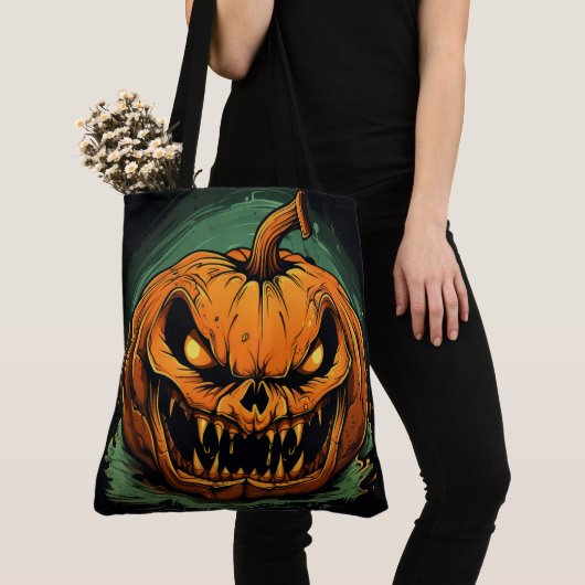 Tote Bag Pumpkin Pandemonium トートバッグ (クローズアップ)