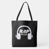 Tote Bag Rap music トートバッグ (正面)