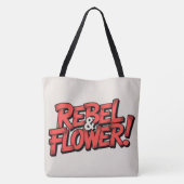 Tote Bag Rebel Flower トートバッグ (裏面)