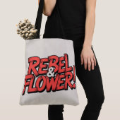 Tote Bag Rebel Flower トートバッグ (クローズアップ)