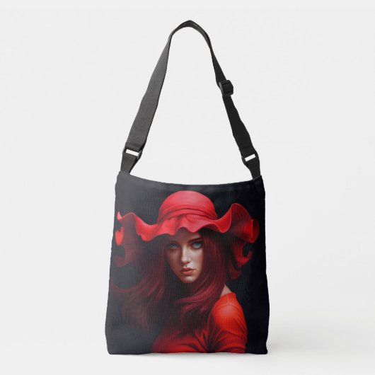 Tote Bag Red Hat Girl クロスボディバッグ (正面)