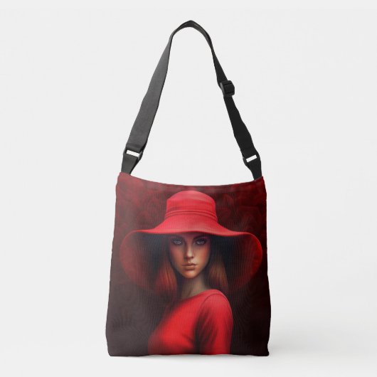 Tote Bag Red Hat Girl クロスボディバッグ (正面)