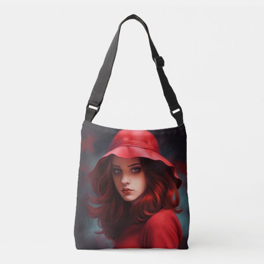 Tote Bag Red Hat Girl クロスボディバッグ (正面)