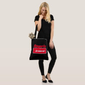 Tote Bag Regarde je suis ici ! トートバッグ (モデル)