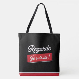 Tote Bag Regarde je suis ici ! -2 トートバッグ