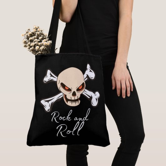 Tote Bag rock and roll トートバッグ (クローズアップ)