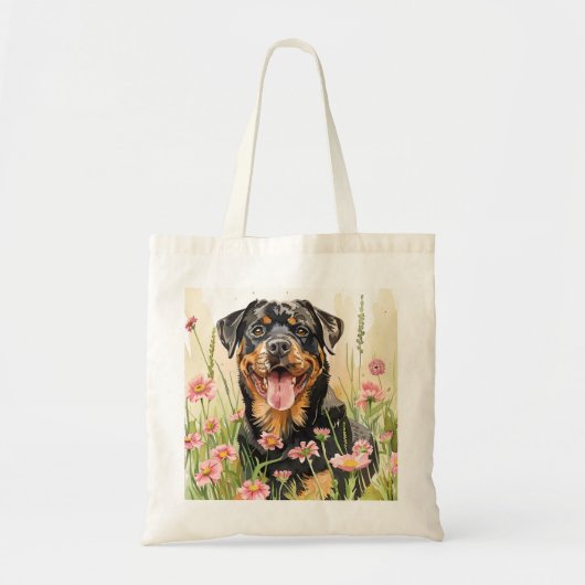  Tote Bag – Rottweiler Tote Bag  トートバッグ (正面)