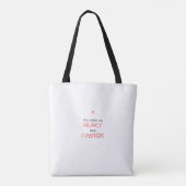 Tote-Bag Saint-Valentin - "Love You to the Moon" トートバッグ (裏面)